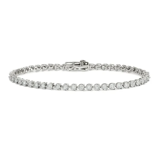 2 Ct. Tw. Diamond Tennis Bracelet In