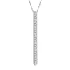 1/2 Ct. Tw. Diamond Vertical Pendant In 10K White Gold