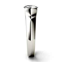 1 Ct. Tw. Lab Created Moissanite Ring In 14K White Gold