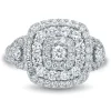 1 1/2 Ct. Tw. Lab Grown Diamond Ring In 14K White Gold