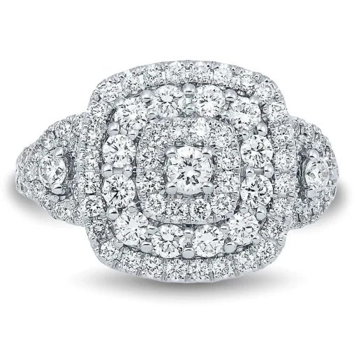 1 1/2 Ct. Tw. Lab Grown Diamond Ring In 14K White Gold
