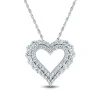 1 1/4 Ct. Tw. Lab Grown Diamond Heart Pendant In 14K White Gold