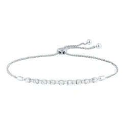 1 Ct. Tw. Lab Grown Diamond Bolo Bracelet In 14K Gold