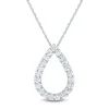 5/8 Ct. Tw. Lab Grown Diamond Pendant In 14K White Gold