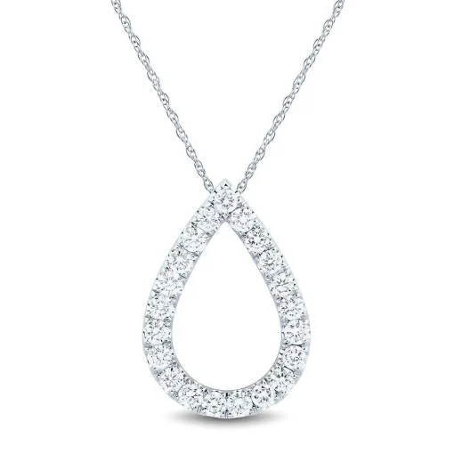 5/8 Ct. Tw. Lab Grown Diamond Pendant In 14K White Gold