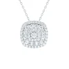 1 Ct. Tw. Lab Grown Diamond Pendant In 14K White Gold