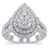 2 Ct. Tw. Lab Grown Diamond Ring In 10K White Gold