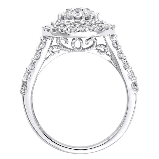 2 Ct. Tw. Lab Grown Diamond Ring In 10K White Gold
