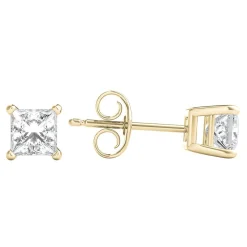 3/4 Ct. Tw. Prima Diamond 4-Prong Stud Earrings In 14K Yellow Gold