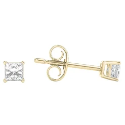 1/4 Ct. Tw. Prima Diamond 4-Prong Stud Earrings In 14K Yellow Gold