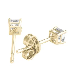 1/4 Ct. Tw. Prima Diamond 4-Prong Stud Earrings In 14K Yellow Gold