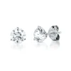 3/4 Ct. Tw. Ultima Diamond 3-Prong Stud Earrings In 14K White Gold