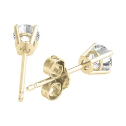 1/2 Ct. Tw. Ultima Diamond 4-Prong Stud Earrings In 14K Yellow Gold