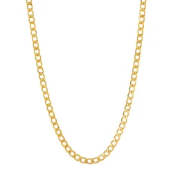 Curb Chain In 14K Yellow Gold, 22"