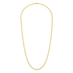 Curb Chain In 14K Yellow Gold, 22"