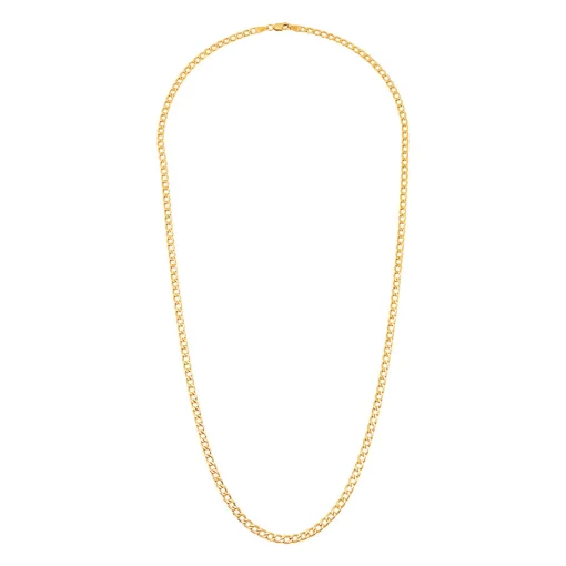 Curb Chain In 14K Yellow Gold, 22"