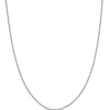 Curb Link Chain Necklace In Platinum, 16"