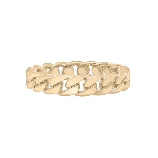 Curb Link Ring In Vermeil