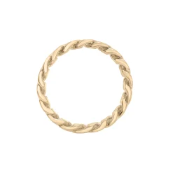 Curb Link Ring In Vermeil