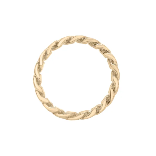Curb Link Ring In Vermeil