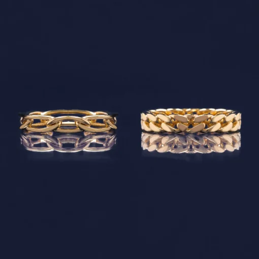 Curb Link Ring In Vermeil