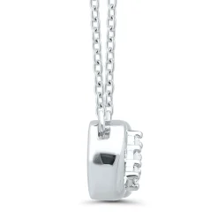 Diamond Accent Infinity Necklace In