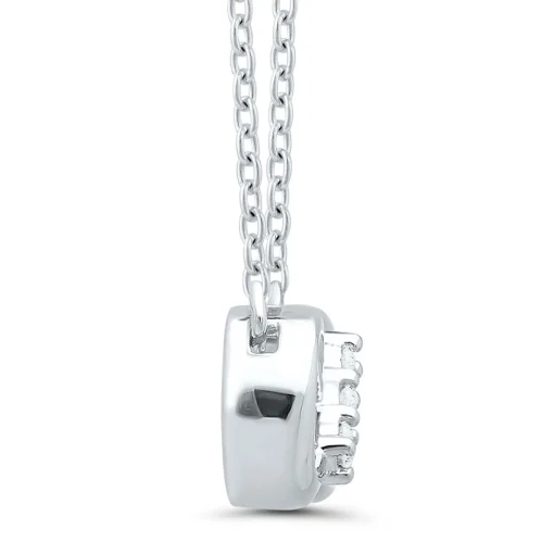 Diamond Accent Infinity Necklace In