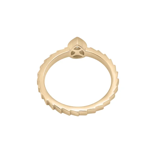 Diamond Accent Pear Cluster Ring In Vermeil