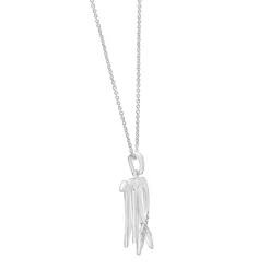 Diamond Accent Zodiac Pendant In