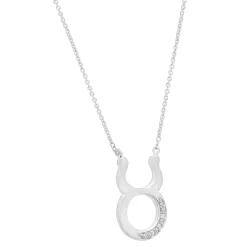 Diamond Accent Zodiac Pendant In