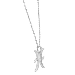 Diamond Accent Zodiac Pendant In