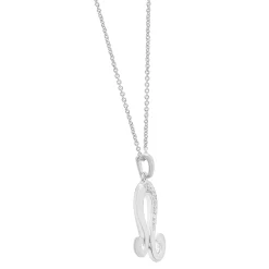 Diamond Accent Zodiac Pendant In