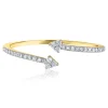 Diamond Arrow Ring In 14K Yellow Gold (1/10 Ct. Tw.)
