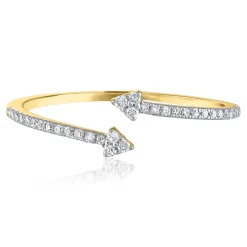 Diamond Arrow Ring In 14K Yellow Gold (1/10 Ct. Tw.)