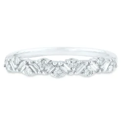 Diamond Band In 14K White Gold (1/3 Ct. Tw.)