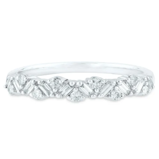 Diamond Band In 14K White Gold (1/3 Ct. Tw.)