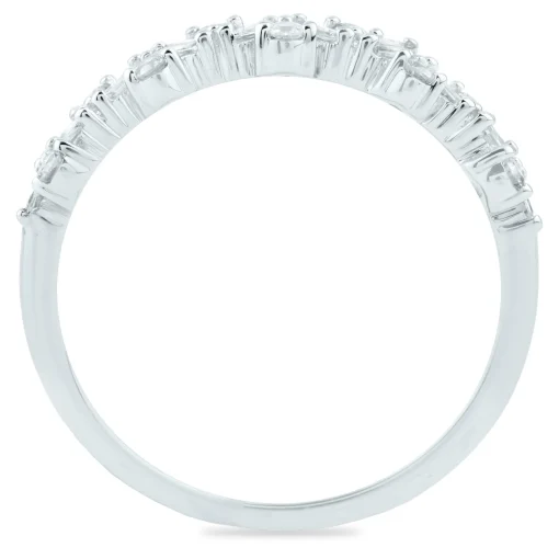 Diamond Band In 14K White Gold (1/3 Ct. Tw.)