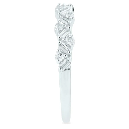 Diamond Band In 14K White Gold (1/3 Ct. Tw.)