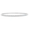 Diamond Bangle Bracelet In Sterling Silver (1/4 Ct. Wt.)