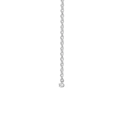 Diamond Bar Necklace In 10K White Gold (1/10 Ct. Tw.)