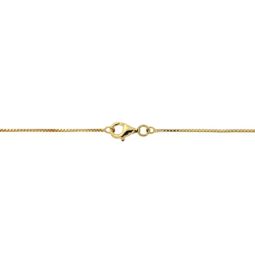 Diamond Bar Necklace In 10K Yellow Gold