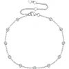 Diamond Bezel Bracelet In Sterling Silver (1/10 Ct. Tw.)