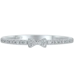 Diamond Bow Ring