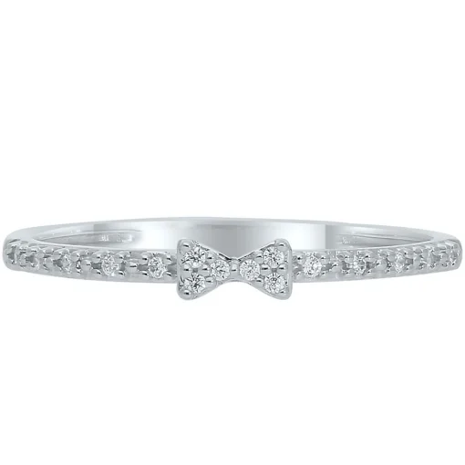 Diamond Bow Ring