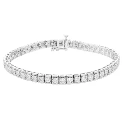 Diamond Bracelet In Sterling Silver (1/2 Ct. Tw.)