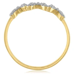 Diamond Butterfly Ring In 14K Yellow Gold (1/4 Ct. Tw.)