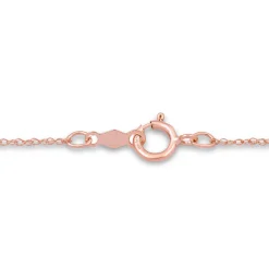 Diamond Cluster Twist Pendant In 10K Rose Gold (1/4 Ct. Tw.)