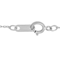 Diamond Drop Pendant In 10K White Gold (1/2 Ct. Tw.)