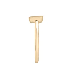 Diamond Heart Ring In 14K Yellow Gold (1/10 Ct. Tw.)