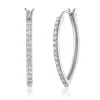 Diamond Hoop Earrings In (1/2 Ct. Tw.)